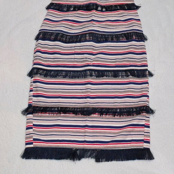 L’Atiste Striped Fringe Skirt Set w/ Bandeau Top & Back Slit – NWT – Size S - Picture 13 of 16